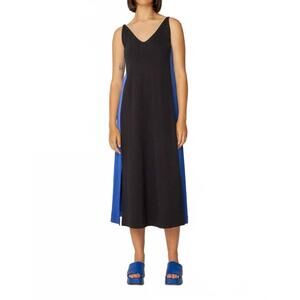 NEW SKFK uda midi dress in black